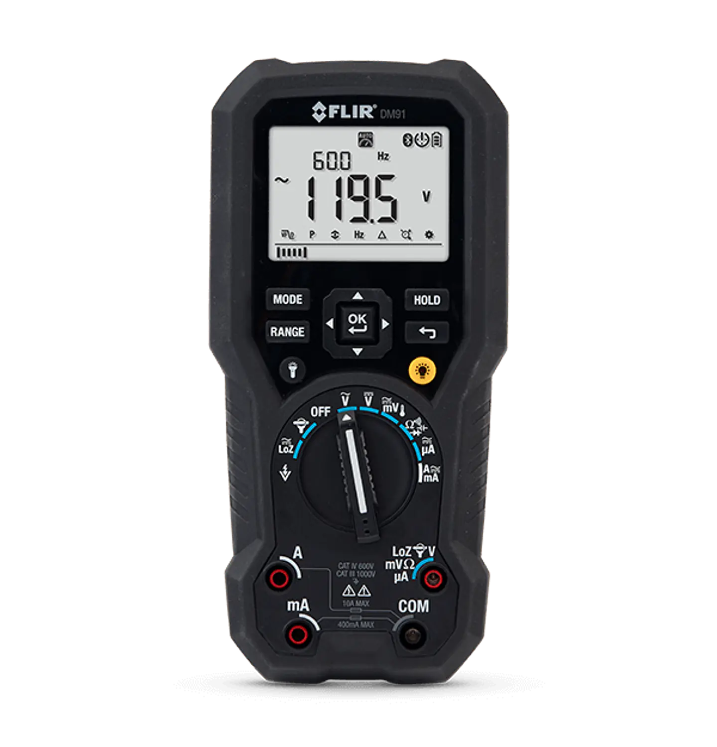 FLIR-DM91 FLIR Multímetro digital TRMS industrial con registro de datos (inalámbrico) 1
