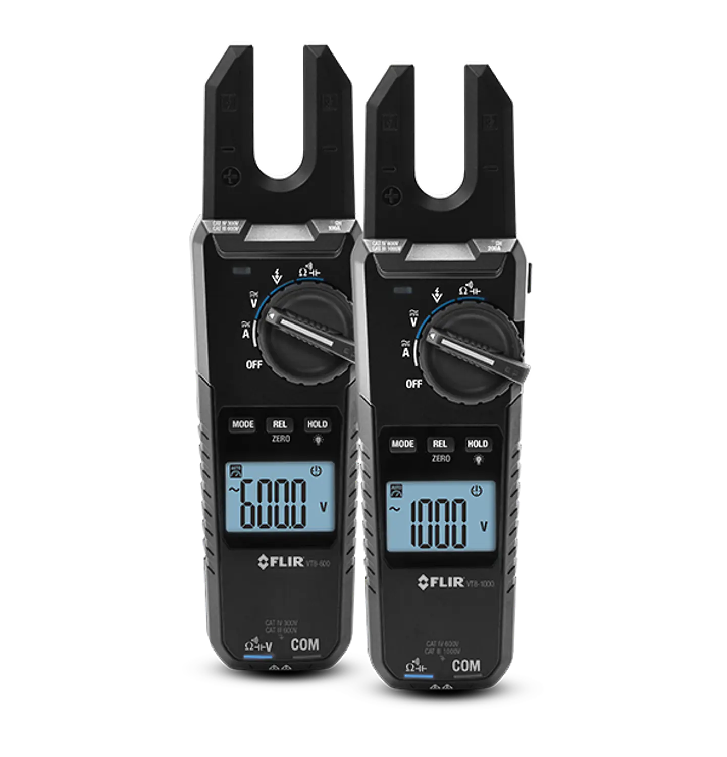FLIR-VT8-1000V FLIR Probador de voltaje, continuidad y corriente True-RMS de mandíbula abierta 1