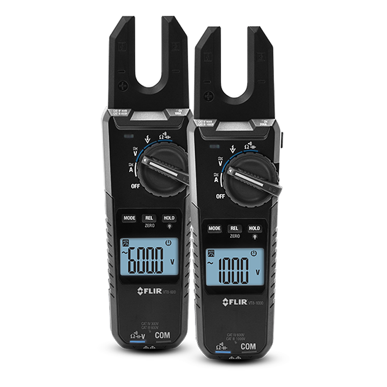 FLIR-VT8-1000V FLIR Probador de voltaje, continuidad y corriente True-RMS de mandíbula abierta 1