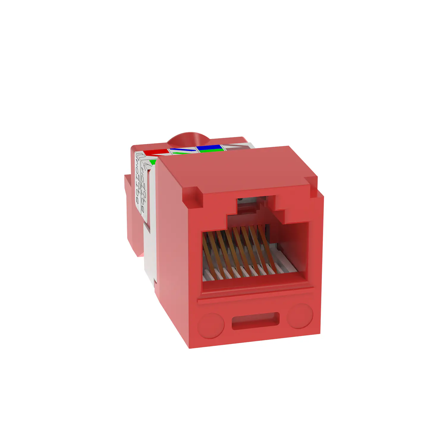 CJ5E88TRD PANDUIT Módulo de jack UTP Mini-Com TX5e con clave 1