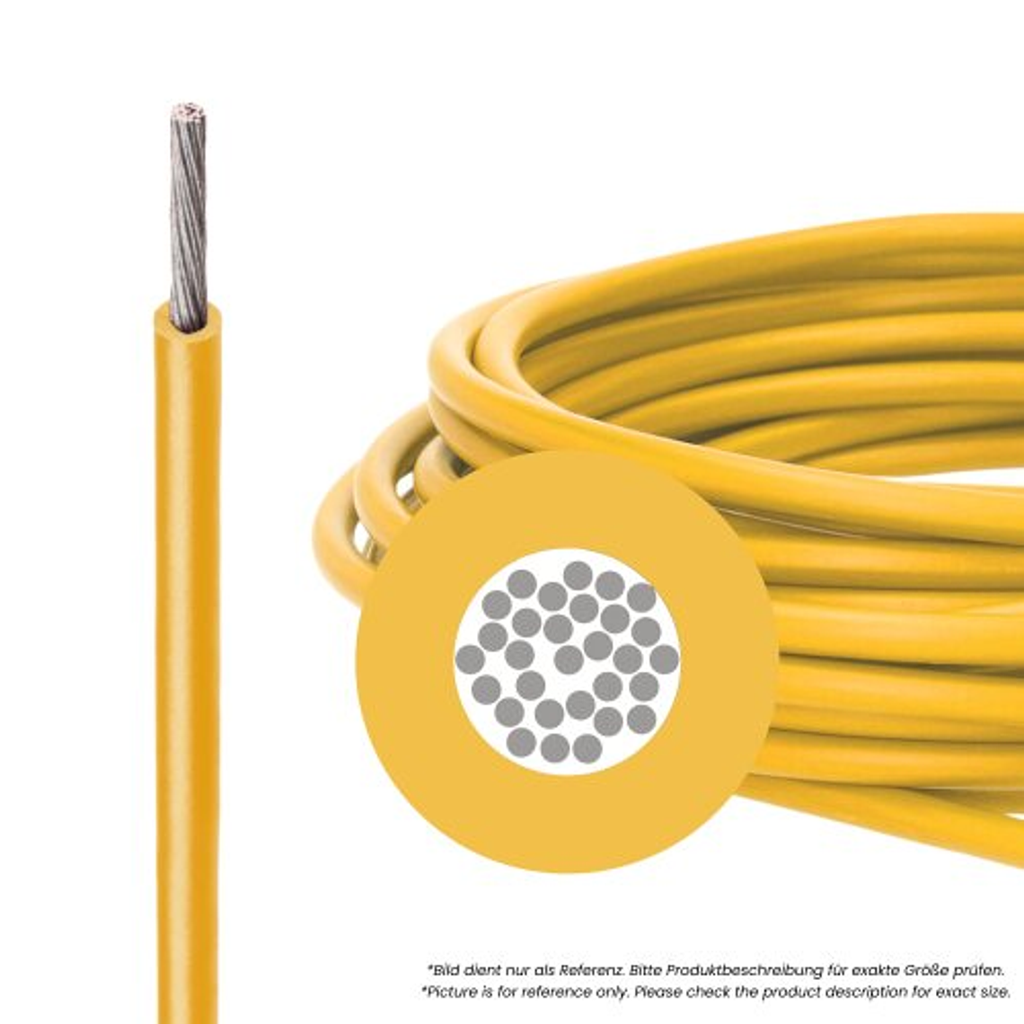 4160410 LAPP Cable unipolar ÖLFLEX® WIRE MS 2.1 1X1.5 YE 1