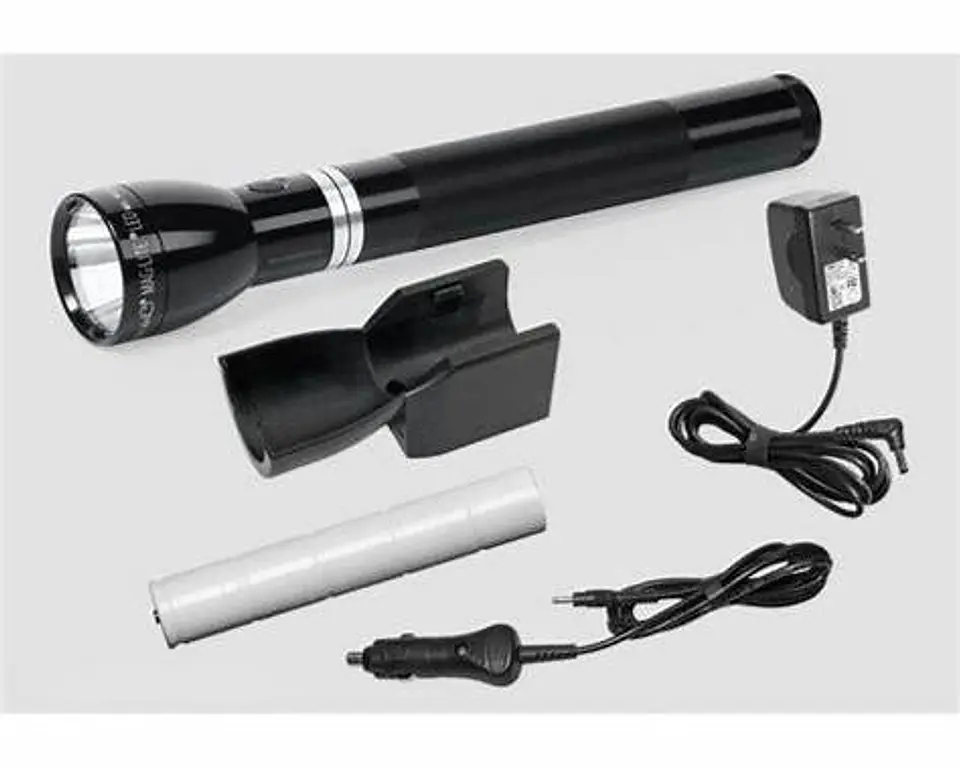 RL1019 es una linterna recargable Maglite MagCharger LED, diseñada para uso profesional (seguridad, mantenimiento, emergencias). 1