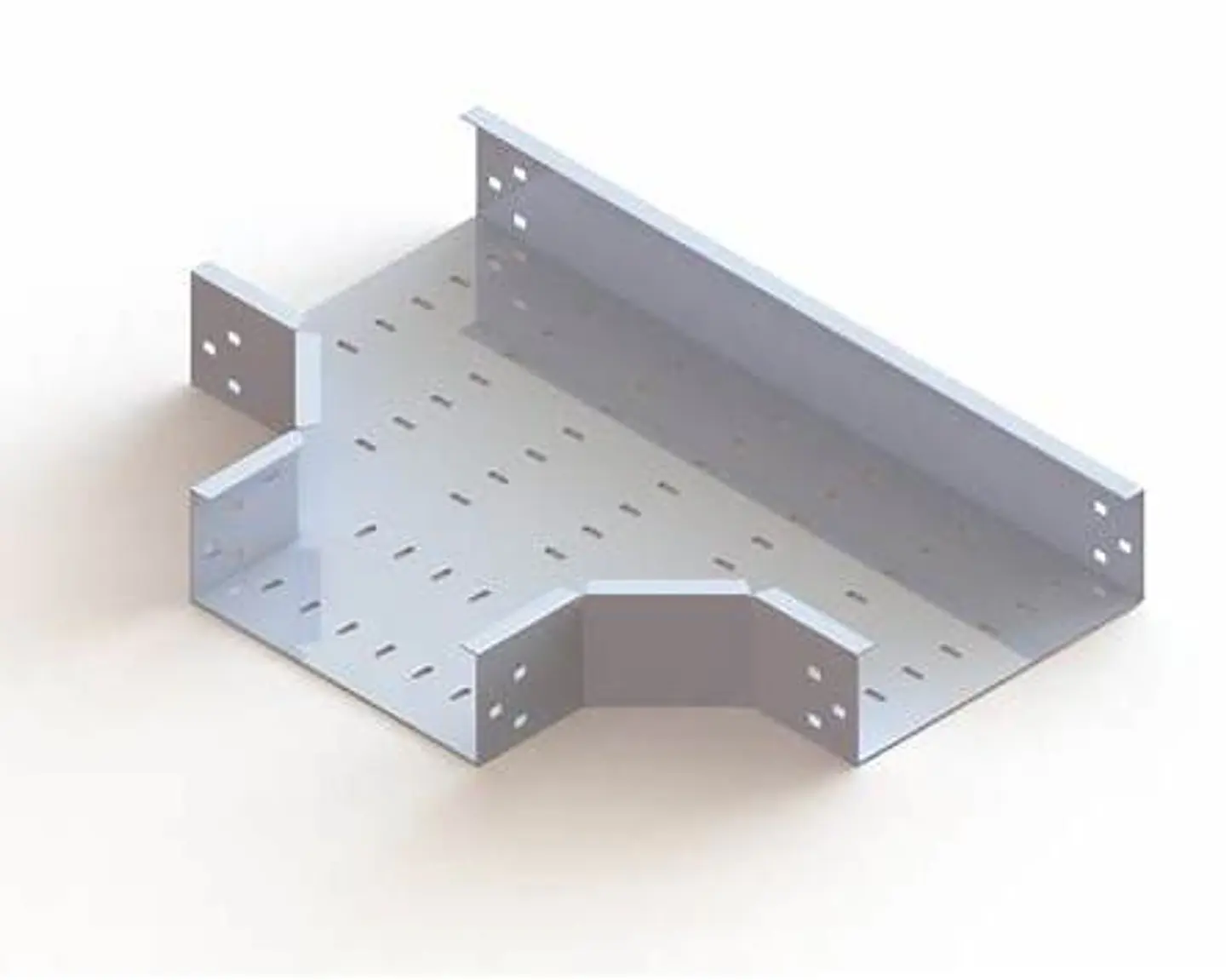 BTicino MTH24248FSP Tee Horizontal 24x24x8 Fondo Sólido Perforado 1