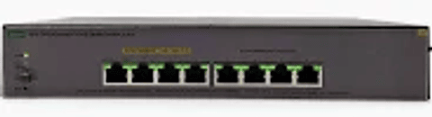 JL383A HPE Switch gestionado Ethernet Gigabit HPE OfficeConnect 1920S de 8 puertos PPoE+ 65W.