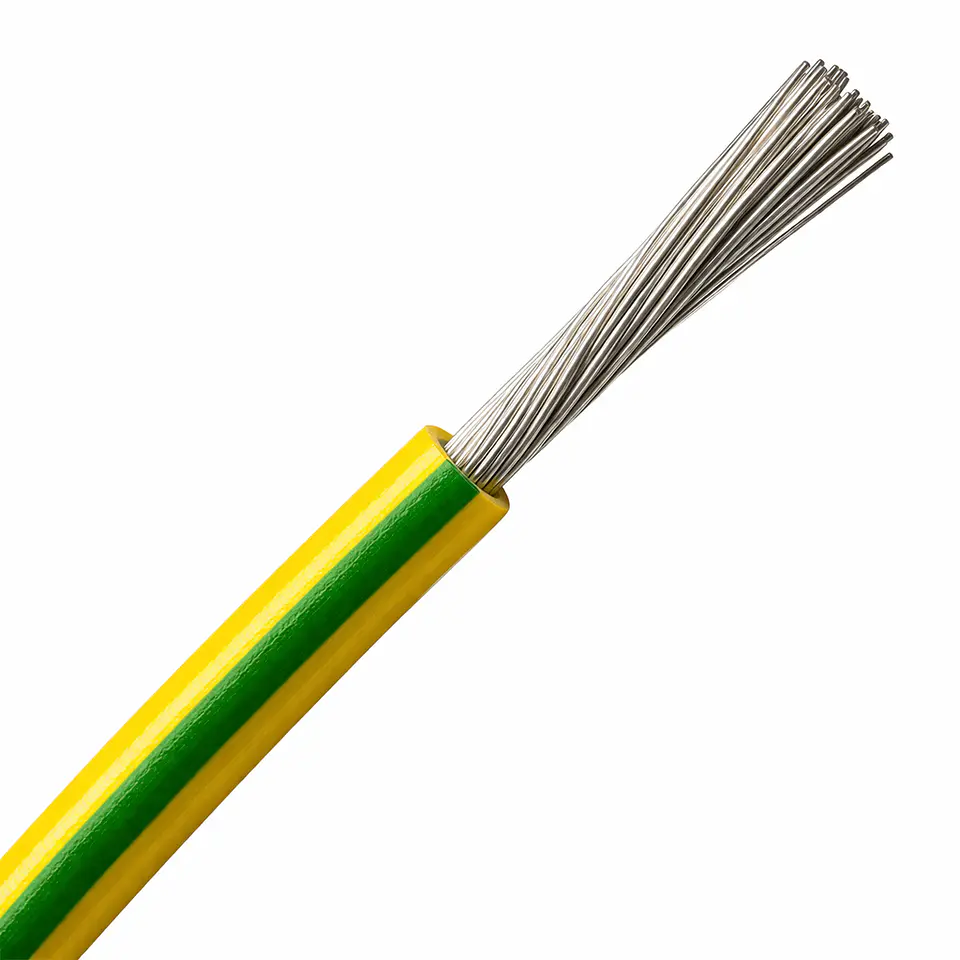 4160800 LAPP ÖLFLEX® Cable de conexión unipolar H07V-K - 8 AWG - Verde/Amarillo 1