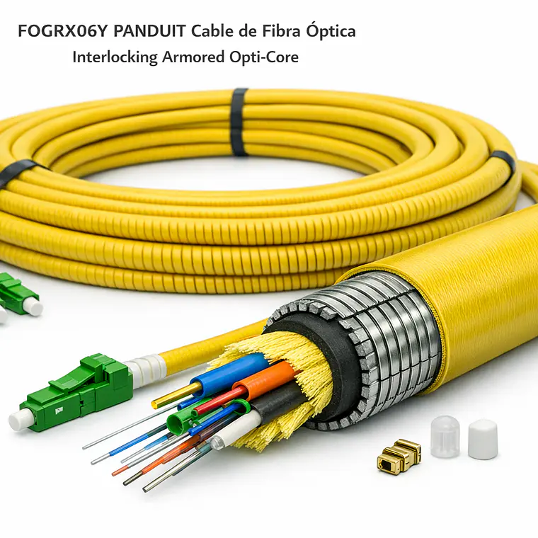 FOGRX06Y PANDUIT Cable de fibra óptica interlocking armored Opti-Core 1