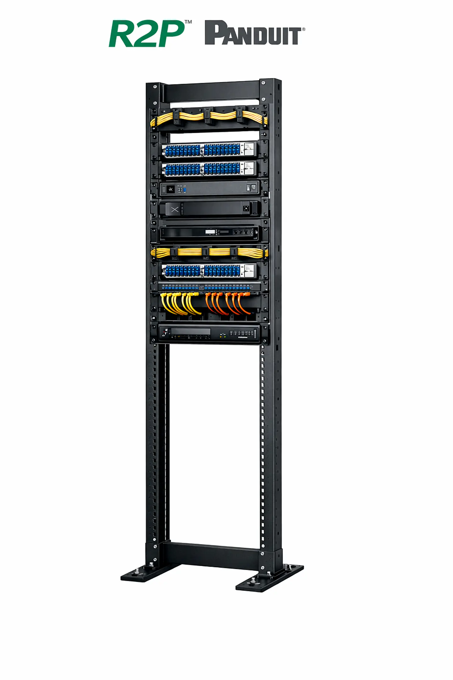R2P PANDUIT Rack para Equipos Estándar de 2 Postes 1