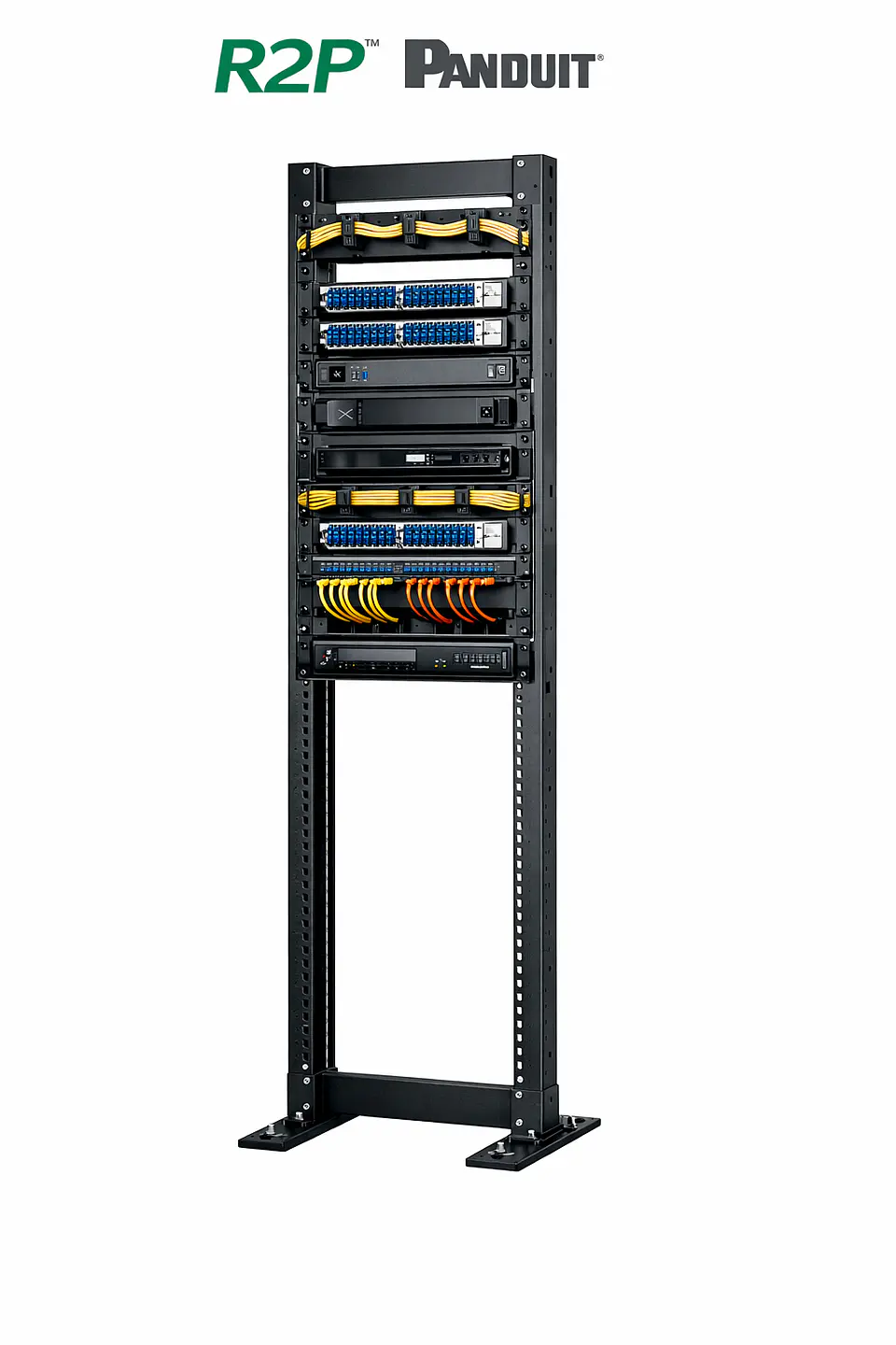 R2P PANDUIT Rack para Equipos Estándar de 2 Postes 1
