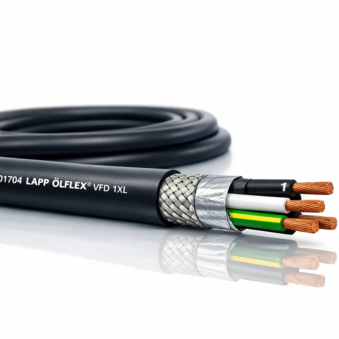 701704 LAPP Cable multiconductores ÖLFLEX® VFD 1XL, apantallado, 4 conductores 1