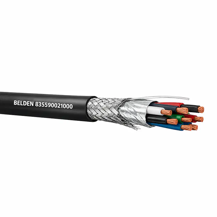 835590021000 BELDEN Cable  categoria 6A UTP, 23 AWG, PVC, 500 MHz, 1000 ft, RoHS 1