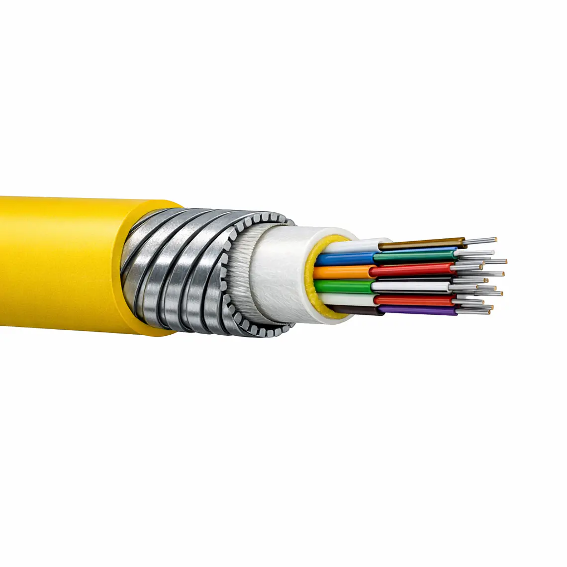 FSGR912Y PANDUIT Cable de Fibra Óptica Armado para Uso Interior y Exterior 1