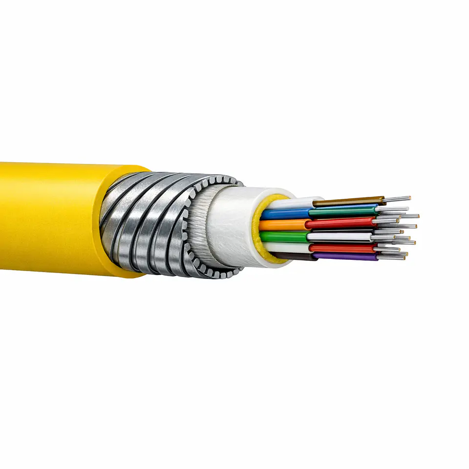 FSGR912Y PANDUIT Cable de Fibra Óptica Armado para Uso Interior y Exterior 1