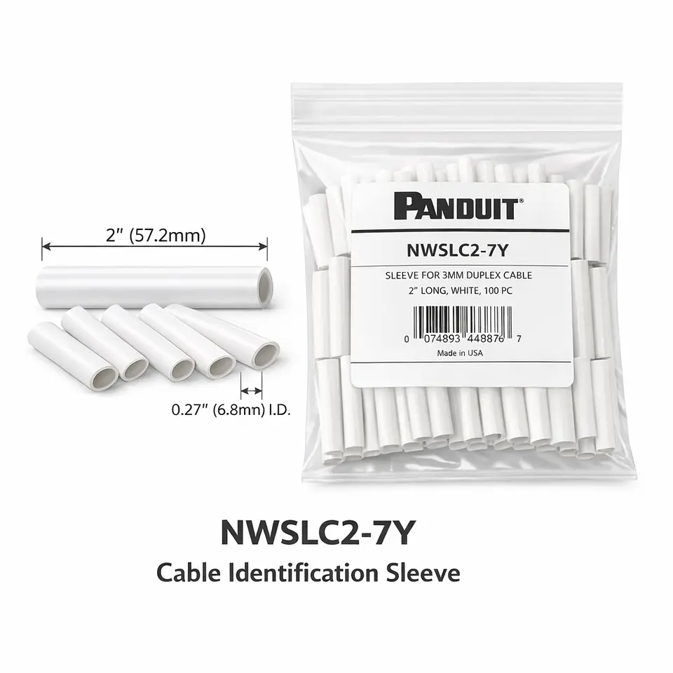 NWSLC27Y PANDUIT Manga de Identificación de Cable NWSLC2-7Y 1