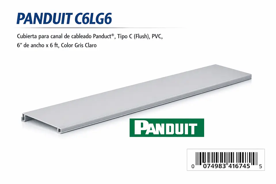 C6LG6 PANDUIT Cubierta para ducto de cable PANDUIT 1