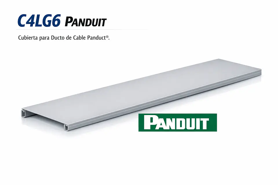 C4LG6 PANDUIT Cubierta para ducto de cable Panduct® 1