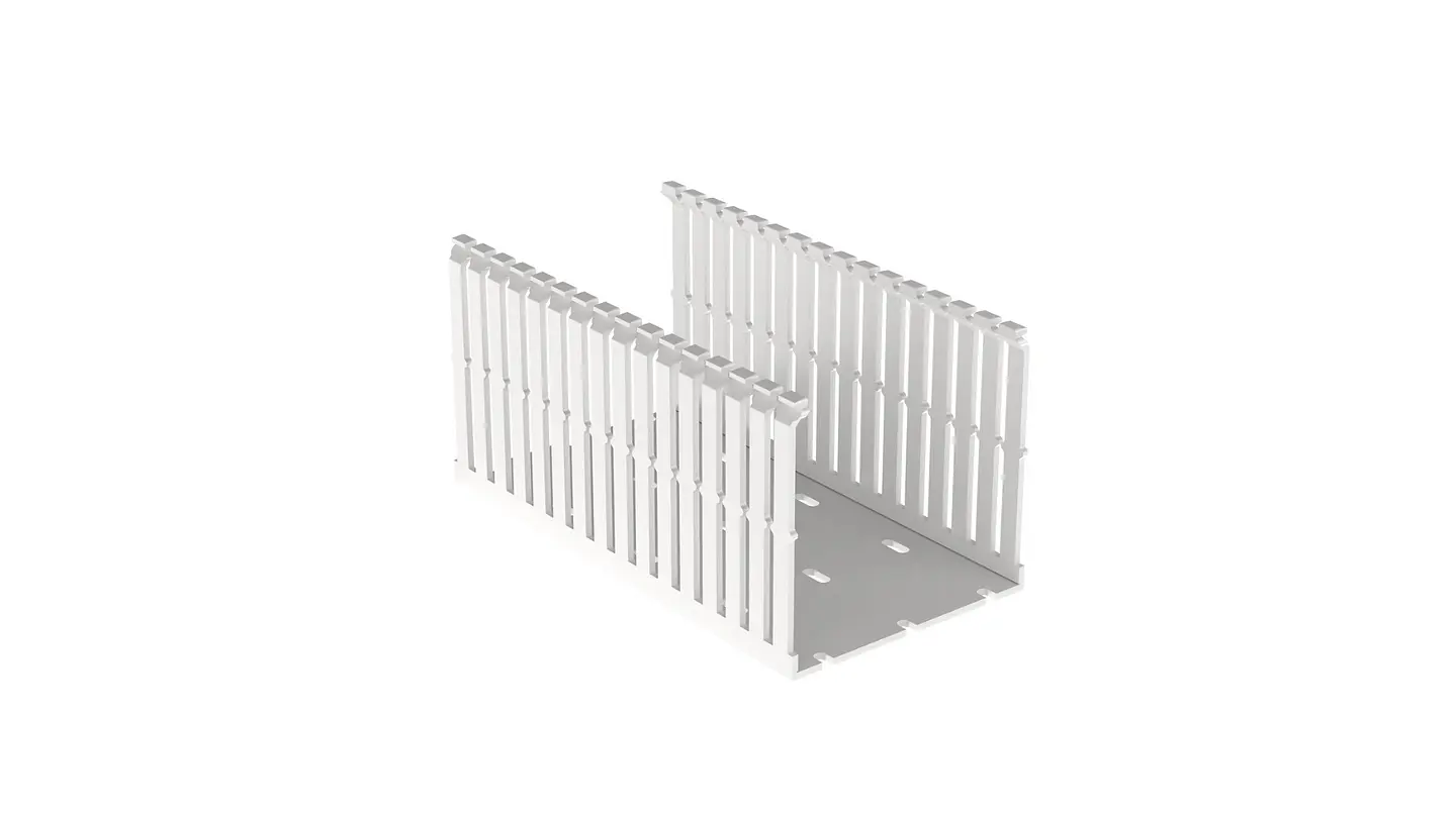 MC50X50WH2 PANDUIT Conductor de cableado de ranura estrecha tipo MC Panduct™ con cubierta 1