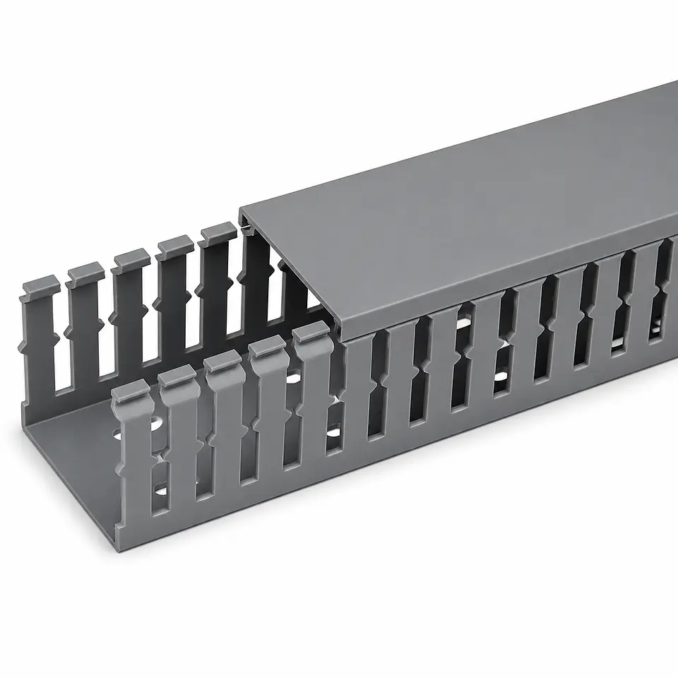 FC3X3LG2 PANDUIT Panduct® Tipo F Canal de Cableado de Ranura Estrecha 1