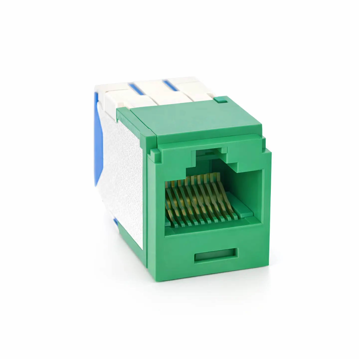 CJ6X88TGGR PANDUIT Módulo jack no apantallado estilo TG de 8 posiciones y 8 hilos para redes 10Gig PanNet TX6A. 1