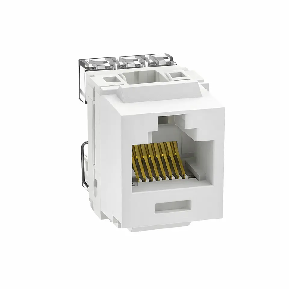 NKP5E88MWH NETKEY Módulo de conector Keystone RJ45 UTP Categoría 5e 1