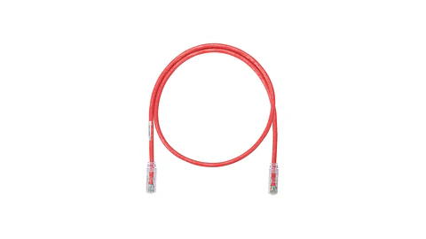 NK6PC10RDY NETKEY Cable de parche de cobre, Categoría 6, rojo UTP, 10 pies