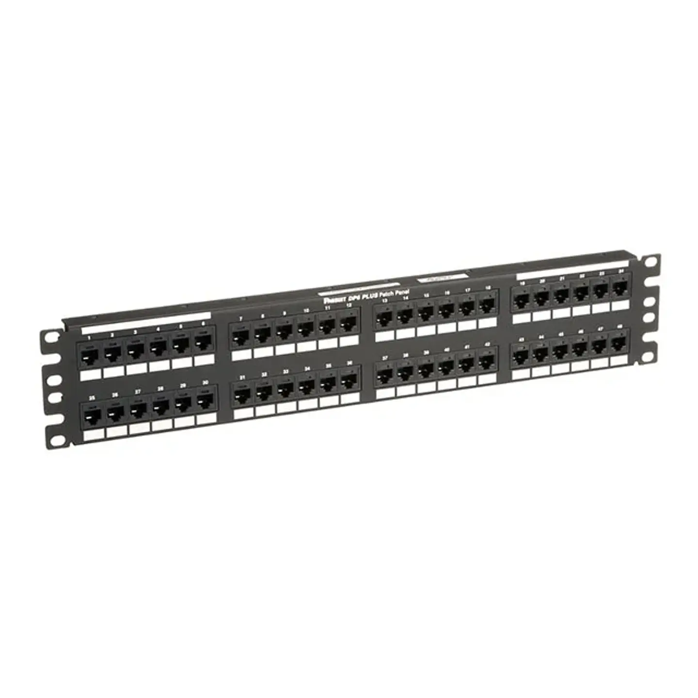 DP48688TGY PANDUIT Panel de parcheo de golpe plano Data-Patch DP6 PLUS 1