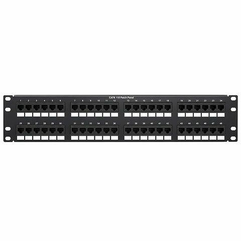 DP485E88TGY PANDUIT Panel de parcheo de red de 48 puertos