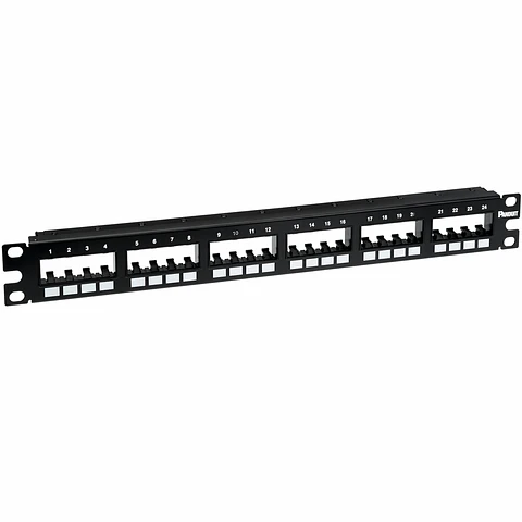CPP24FMWBLY PANDUIT Panel de parcheo modular de montaje empotrado de 24 puertos