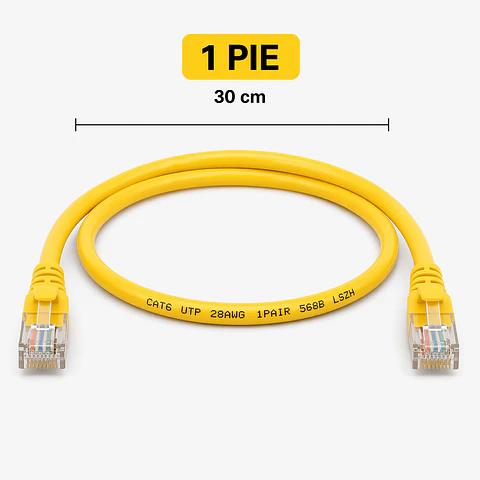 UTP28X1YL PANDUIT Cable de conexión UTP PanNet TX6A-28