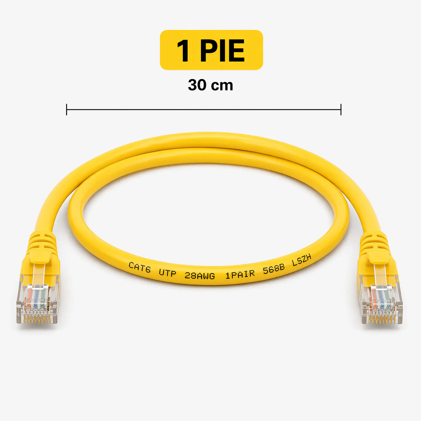 UTP28X1YL PANDUIT Cable de conexión UTP PanNet TX6A-28 1