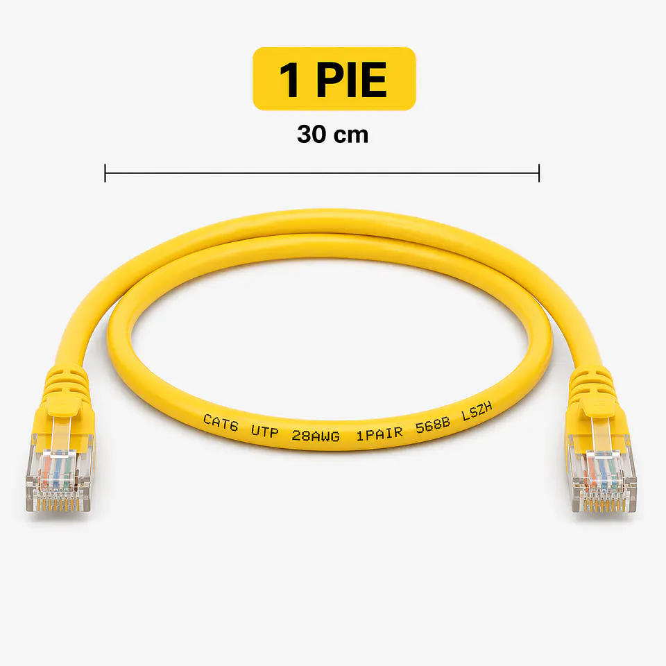 UTP28X1YL PANDUIT Cable de conexión UTP PanNet TX6A-28 1