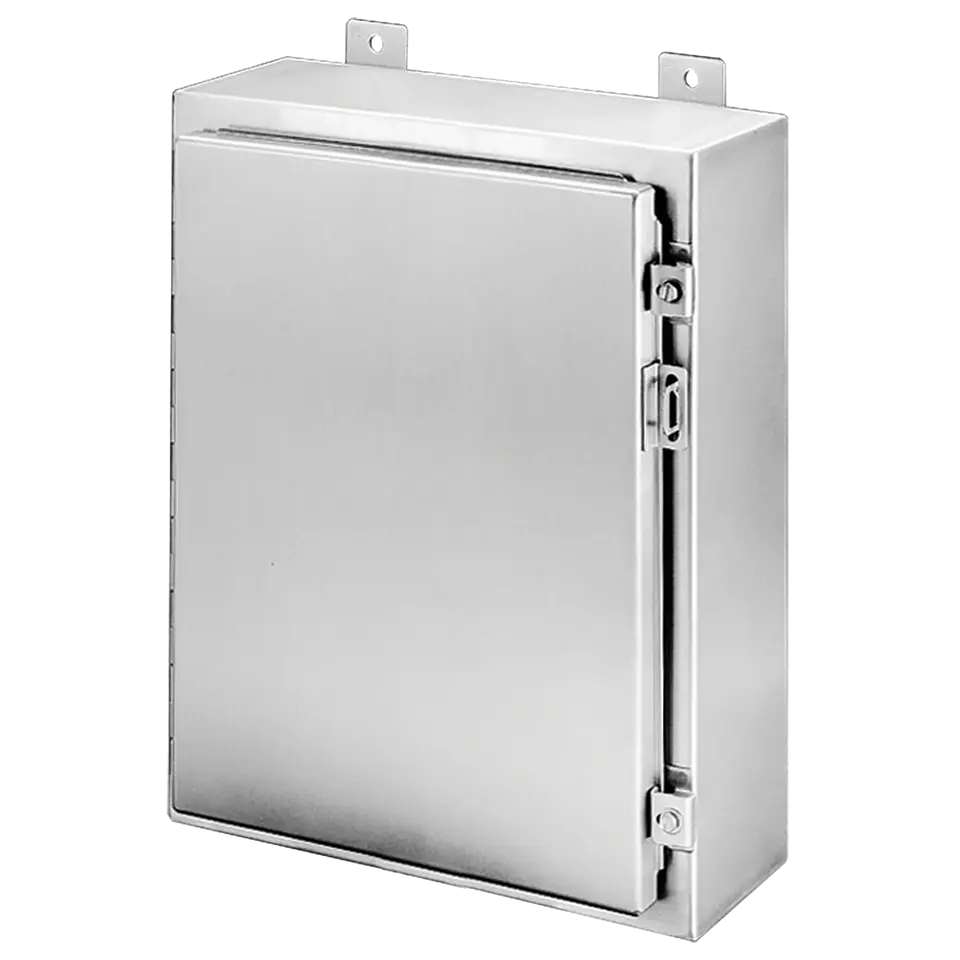 A24H2408SSLP HOFFMAN Gabinete de montaje en pared con bisagra y abrazaderas NEMA Tipo 4X 1