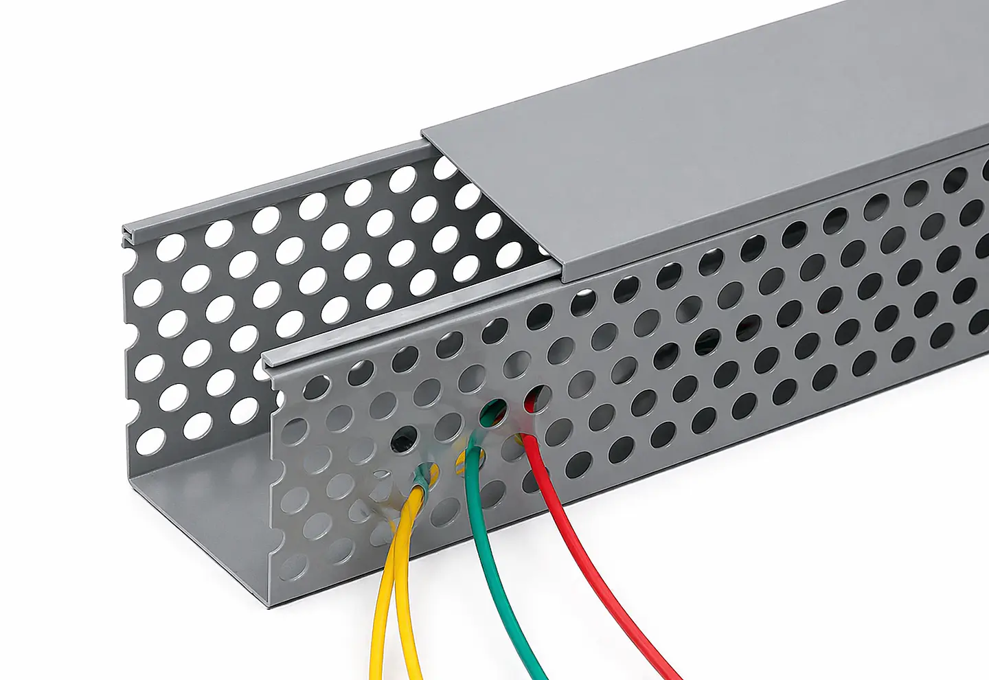 D4X4LG6 PANDUIT Canal de paso redondo para cableado 1