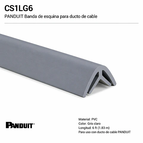 CS1LG6 PANDUIT Banda de esquina para ducto de cable