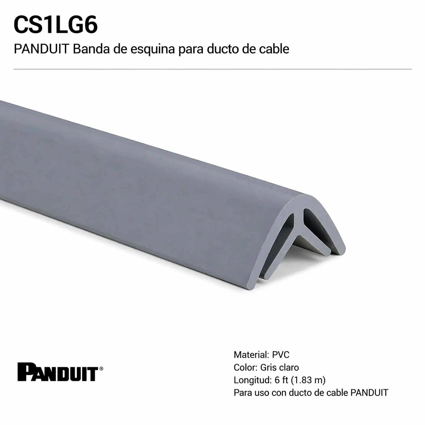CS1LG6 PANDUIT Banda de esquina para ducto de cable 1
