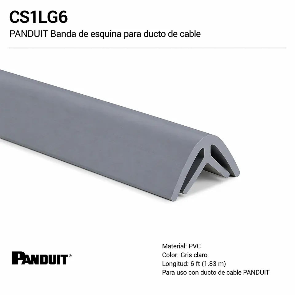 CS1LG6 PANDUIT Banda de esquina para ducto de cable 1
