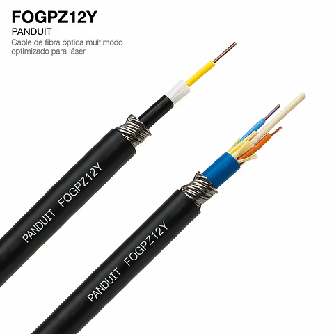 FOGPZ12Y PANDUIT Cable de fibra óptica multimodo optimizado para láser.
