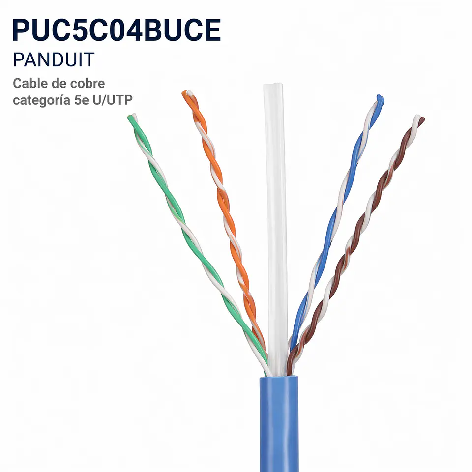 PUC5C04BUCE PANDUIT Cable de cobre categoría 5e U/UTP 1