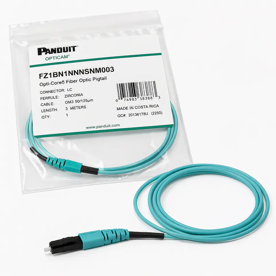 FZ1BN1NNNSNM003 PANDUIT Pigtail de fibra óptica Opti-Core® 1