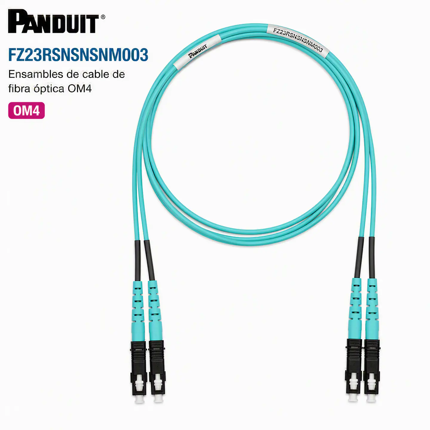 FZ23RSNSNSNM003 PANDUIT Ensambles de cable de fibra óptica OM4 1