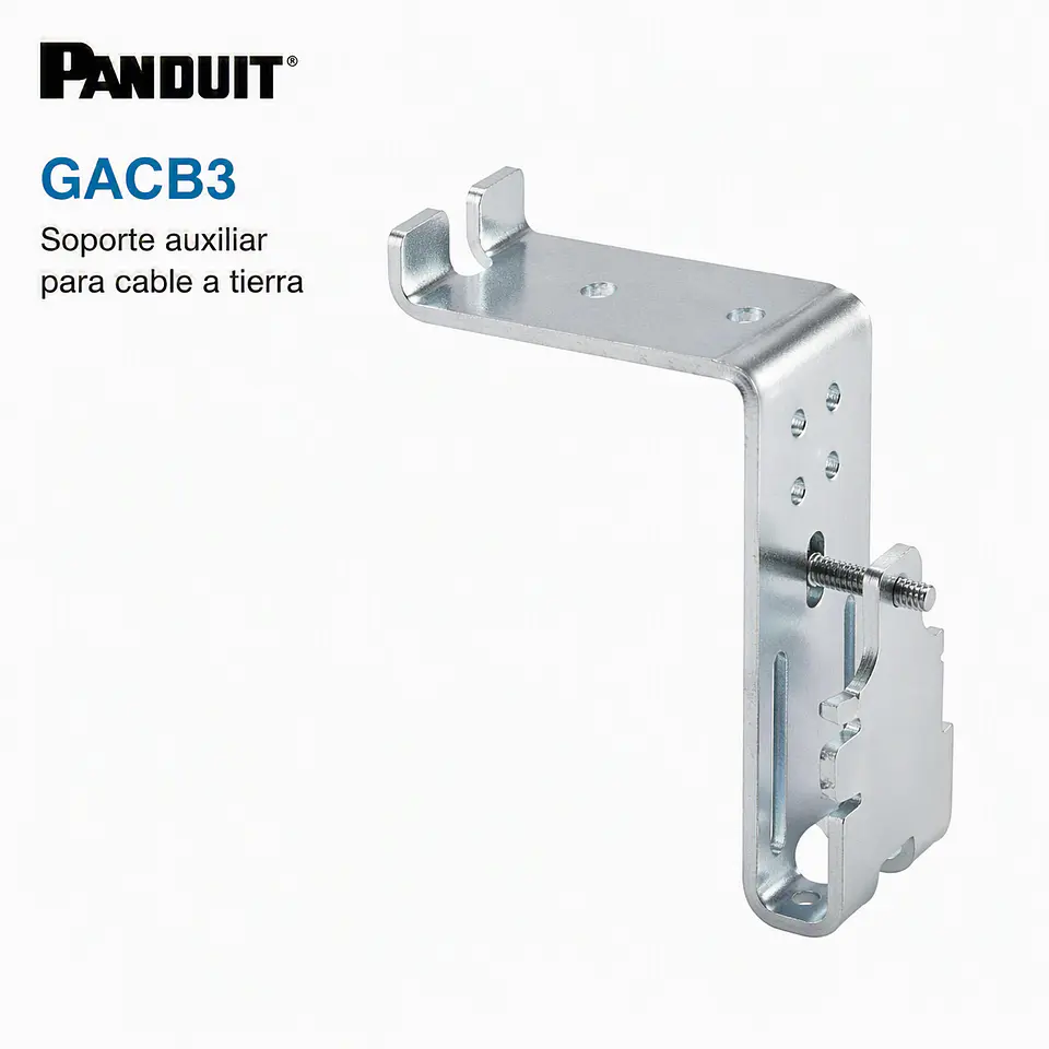 GACB3 PANDUIT Soporte auxiliar para cable a tierra 1
