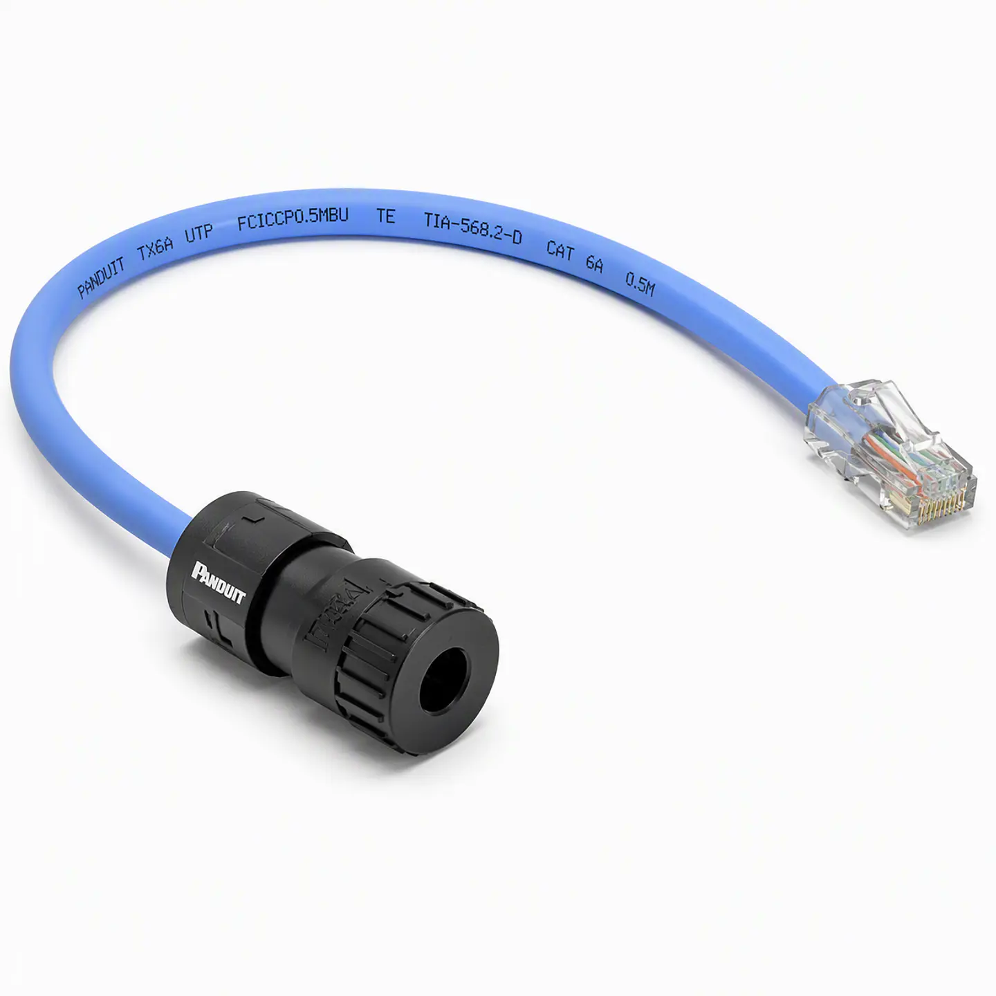 FCICCP0.5MBU PANDUIT Conector de cable de red pre-terminado TX6A UTP 1