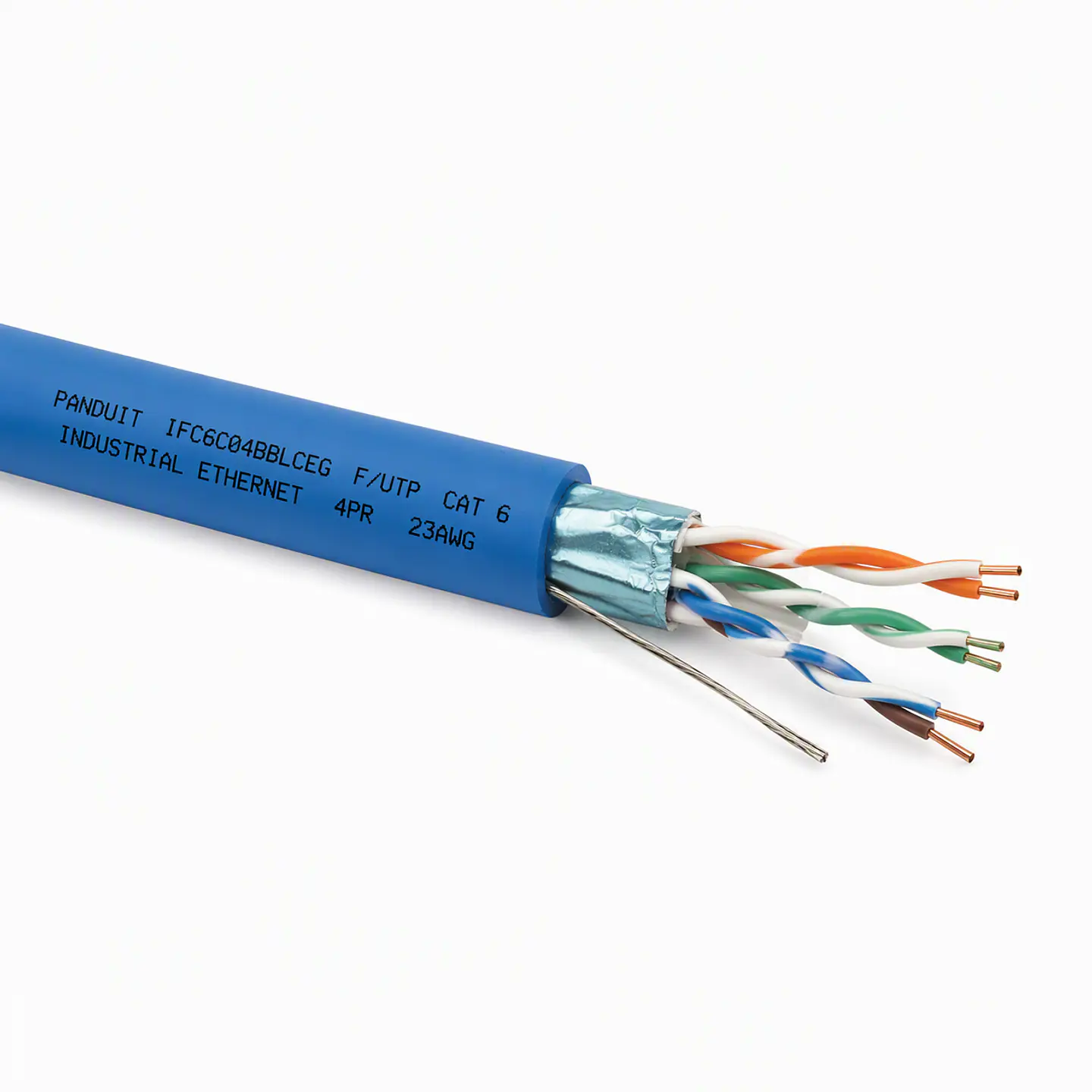 IFC6C04BBLCEG PANDUIT Cable de cobre F/UTP categoría 6 para Ethernet industrial. 1