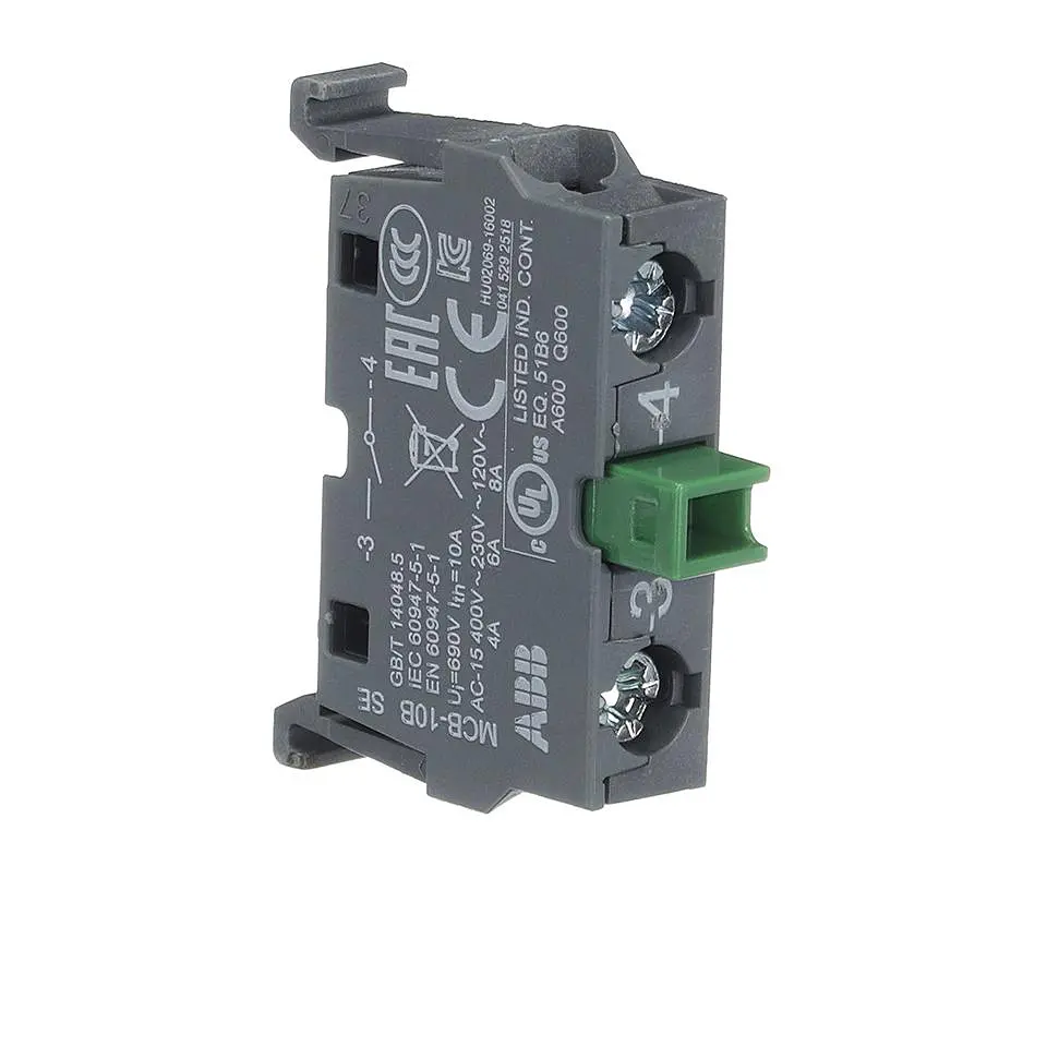 ABB - 1SFA611610R2001 Bloque Contacto Riel DIN 1