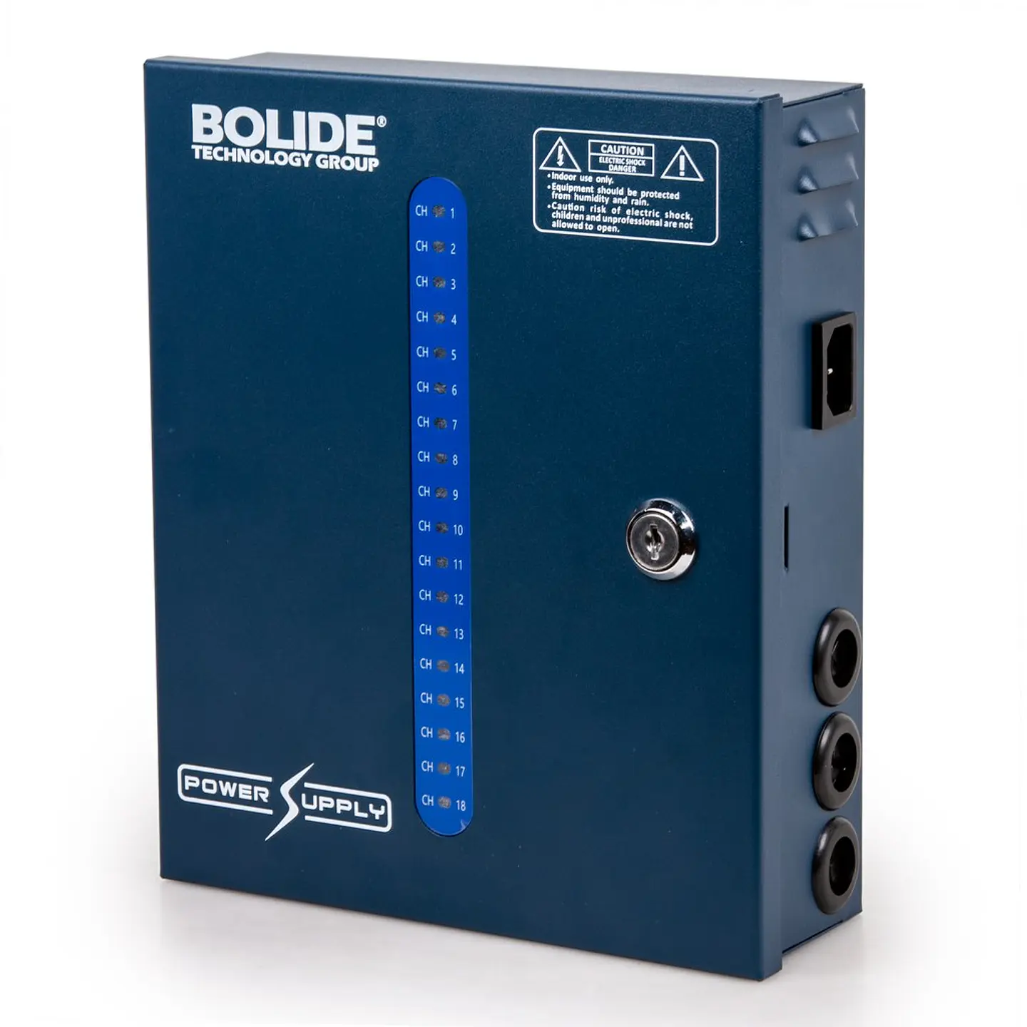 BOLIDE - BP0050-18-10 Fuente 12VDC 18 Salidas 10A Gabinete 1