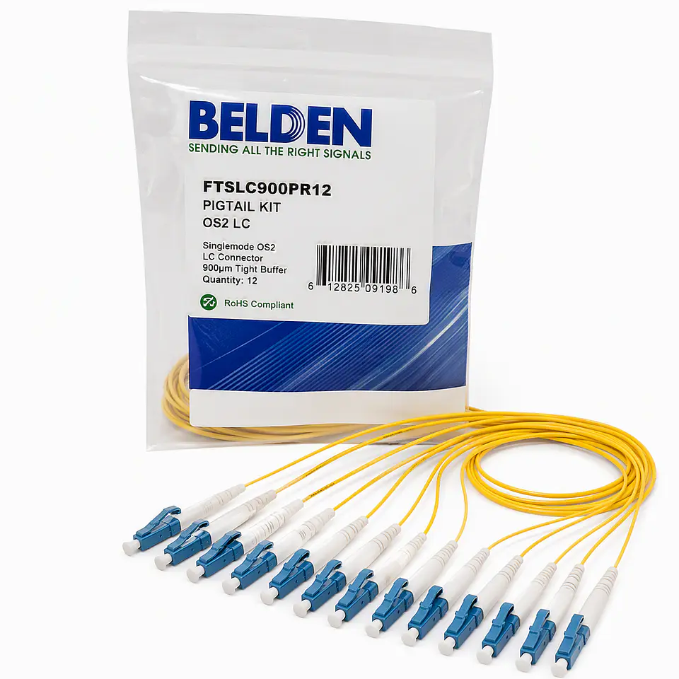 BELDEN - FTSLC900PR12 - Kit Pigtail Fibra OS2 LC 1