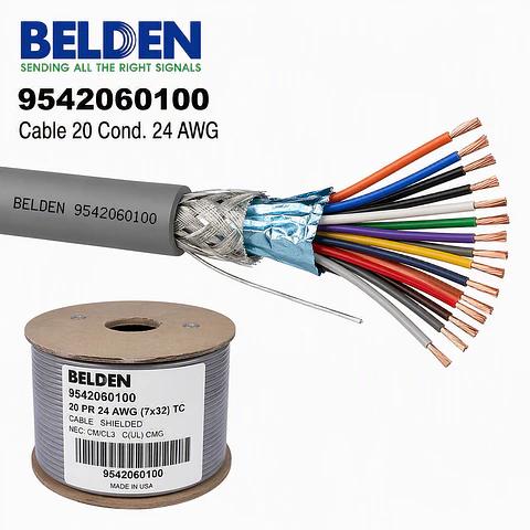 BELDEN - 9542060100 - Cable 20 cond. 24 AWG
