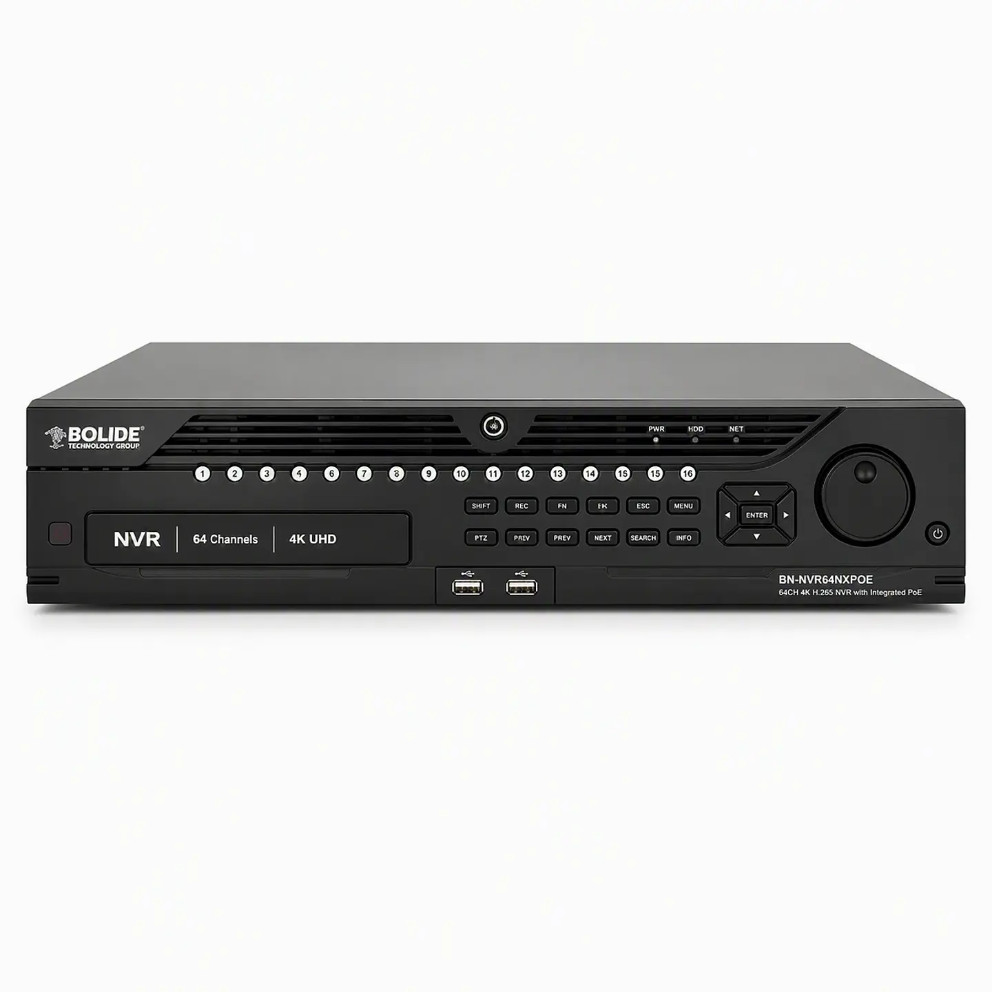 BOLIDE - BN-NVR64NXPOE NVR 64 Canales 4K H.265 POE Integrado | BOLIDE 1