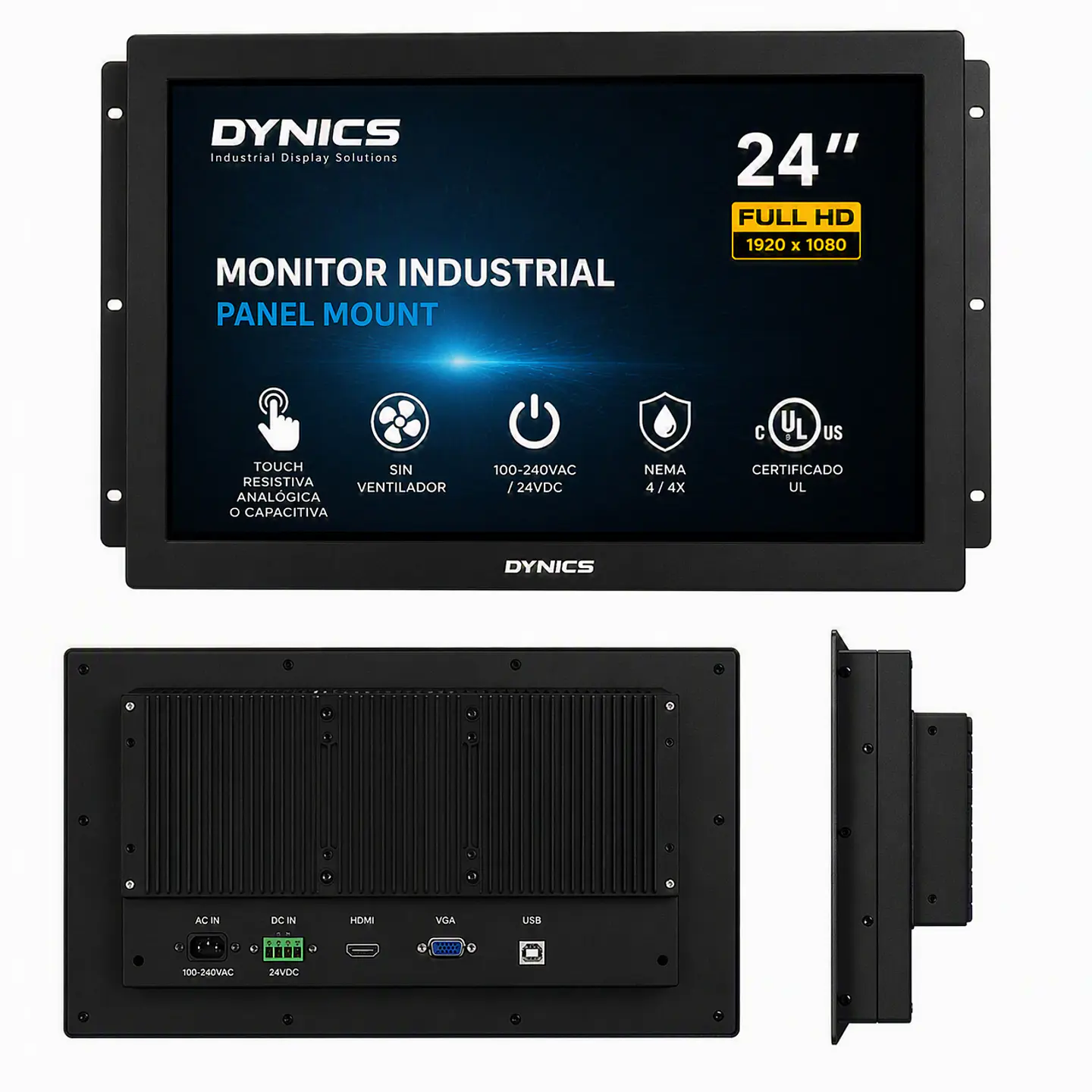 DYNICS - SW24PTUMAR - Monitor industrial 24