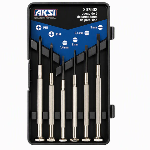 AKSI - Juego 6 Desarmadores Precisión AKSI 307502