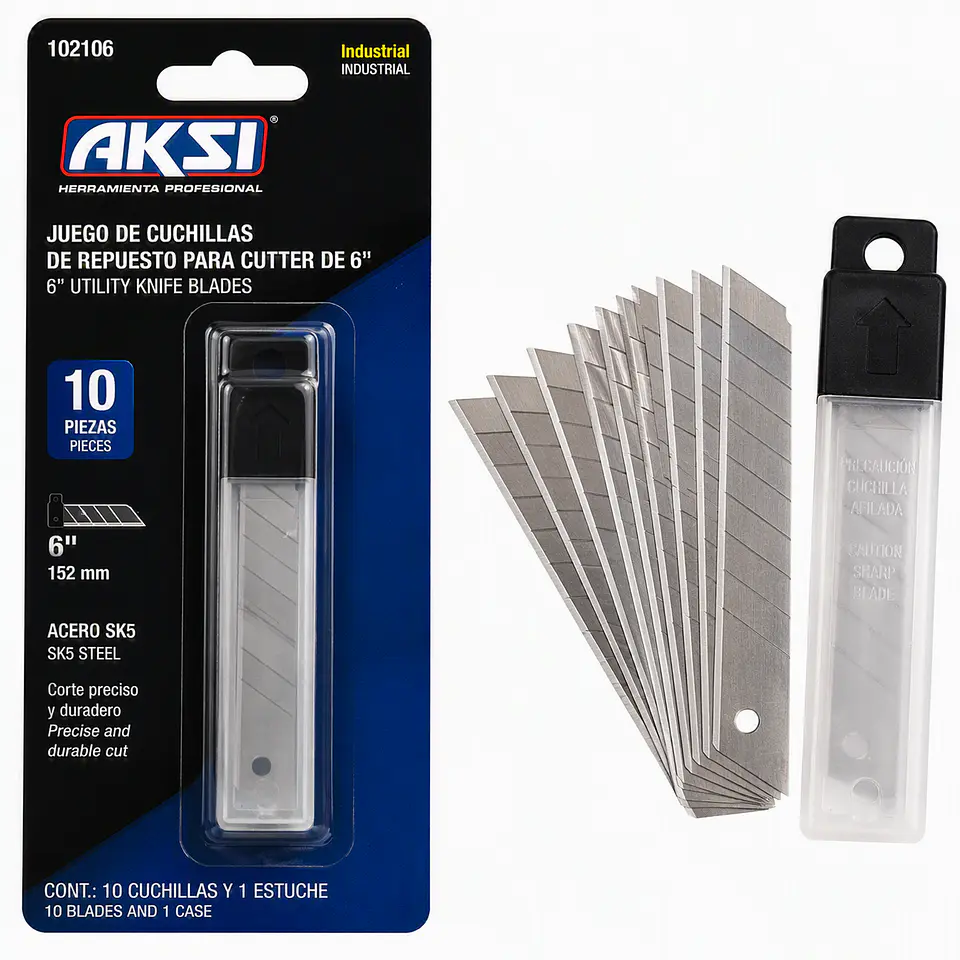 AKSI - Cuchillas para cutter 6